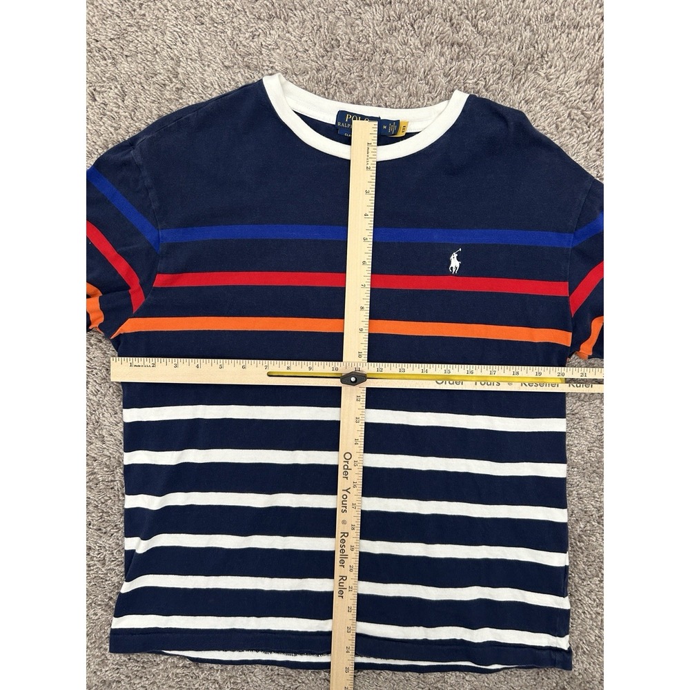 Men's Polo Ralph Lauren Stripe Shirt Classic Fit Size M - Picture 4 of 9